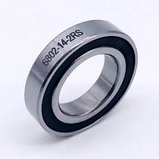 6802 플라워 드럼 베어링 내부 구멍 14mm 14x24x5mm 6802-14-2RS 6802-2RS, 1개, 01 6802-14-2RS