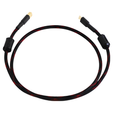 川木Type c to dac傳輸線 W238 安卓手機otg解碼器dac type-c轉usb B訊號轉接, 黑, 1個, 200cm