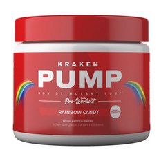 Sparta Nutrition Kraken 泵鍛煉前, 140g, 1罐, Rainbow Candy