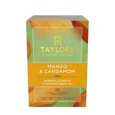 Taylors of Harrogate 로즈 레모네이드 인퓨전 개별 포장 백 20개 1팩 생기 상쾌 향기 카페인 프리 뜨겁거나 아이스 즐기기 티백 240049, 망고 및 카다멈
