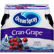 오션스프레이 Ocean Spray Diet Ruby 레드 주스 1.9L64온스 병 192236, 크랜베리 포도