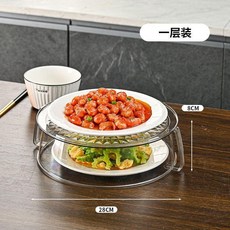 保溫防塵食物罩蓋 餐桌罩收納架, 1個, 一層 保溫防塵/四季通用