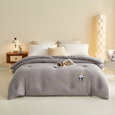 이불 두껍고 부드러운 겨울이불 모달이불, 그레이