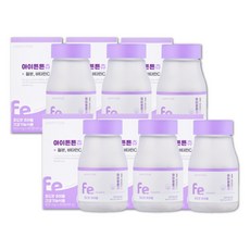 아이튼튼츄 프리미엄 츄어블 키즈 철분제 포도맛, 60정, 6개