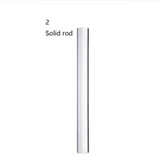 단단한 투명 도자기 클레이 롤러 아크릴 클레이 Sculpey 폴리머 클레이 롤링 DIY 도구 액세서리, 02 Solid rod