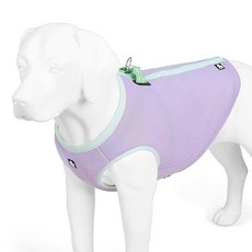 SGODA 강아지 쿨링 조끼 하네스 쿨러 재킷 옐로우 스몰, 퍼플