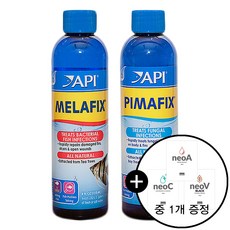 API 멜라픽스 118ml + 피마픽스 118ml 세트 물멍몰 관상어 용품, 1개
