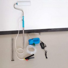 전동페인트롤러 자동펌프 전동로라 작업 칠작업 장대 코팅기, 01.하늘색 60w 세트