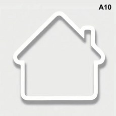 차고 데칼 자유 방수 쓰레기통 번호 스티커 자가 접착 휠리빈, 1개