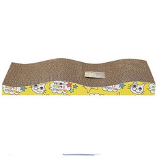瓦楞紙貓抓板 耐磨貓抓板 貓咪玩具 貓咪用品, 大號波浪型, 1個