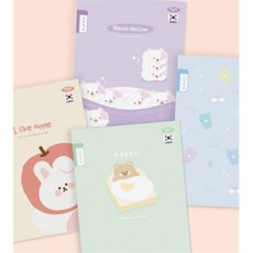 디피 초등 제본 6칸국어 노트 저학년노트, 랜덤 1권