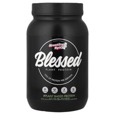 Blessed 플랜트 프로틴 스트로베리 Mylk 948g, 2개, 952g