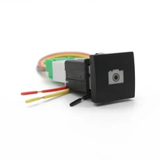 1PC 자동차 빨간색 LED 라이트 안개등 전원 켜기 버튼 레이더 스위치 VW 골프 6 5 Jetta Scirocco 2006 201, 08 Camera