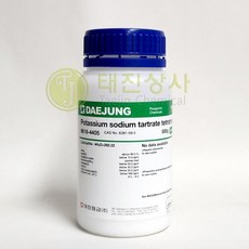 롯셀염(타르타르산나트륨칼륨 4수) Potassium Sodium Tartrate tetrahydrate 99.0% [6381-59-5] EP 500g