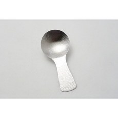 日本 燕三條 18-8不鏽鋼 和味 槌目入 茶葉勺, 1個, 不鏽鋼原色