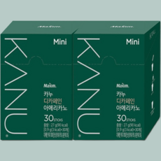 카누 미니 디카페인 아메리카노 30Tx2개, 900mg, 30개, 2개
