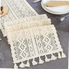 주방용 다용도 뜨개 4사이즈 키밍 테이블 러너 식탁보 59000EA 1EA, 24cmx160cm