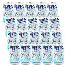 밀키스 탄산음료, 340ml, 20개