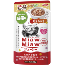 AIXIA 愛喜雅 妙喵主食軟包 70g【24包組】主食餐包, 24個, 70g, 39號/雞.牛.鮪