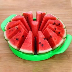 수박커팅기 12조각 수박자르기 슬라이서 M10205 수박컷팅기 수박칼 수박절단기 메론커팅기 수박커터기 수박슬라이서 화채칼+글로벌커머스랩벌Shop, 빠른배송