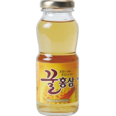 꿀홍삼 웅진/박카스/비타민/사무실/탕비실/병문안/방문/선물/에너지/드링크/식후음료/대접/접대, 180ml, 1개