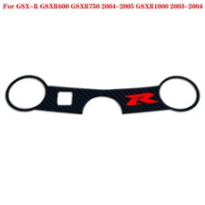 탄소 탱크 캡 스티커 탱크 패드 포크 트리플 트리 어퍼 클램프 데칼 For SUZUKI GSXR GSX-R 600 750 1000 K3 K4 K5 K6 K7 K8 K9 L17, 6