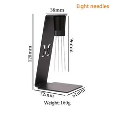 에스프레소 파우더 교반기 디스트리뷰터 레벨러 스테인리스 스틸 커피 탬퍼 WDT 도구 카페 바리스타 액세서, 01 Light