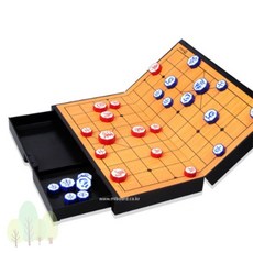 파스텔숲길 휴대용장기판세트 자석식 중형 장기