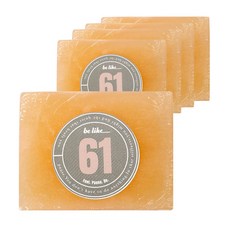 비라이크61 천연비누 유황 성분 향 좋은 세안 미용 피부관리 올인원 비누 110g, 5개입