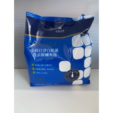 BioLead 小蘇打潔淨白敏護洗衣粉補充包，食品級小蘇打深層潔淨，水解蛋白酵素有效去漬，清新蘋果香氛, 1.4kg, 1個