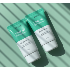 1+1 [DIOMER] new 디오메르 톤업 선크림 70ml, 내추럴 복숭아빛, 2개