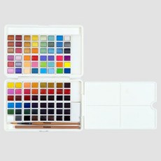 수채화 안료 12 컬러 솔리드 초보자 24 색상 96 색 48 100 그림 예술 도구 완전한 세트, 9. 96색 고체 수채화 안료