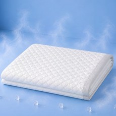 오테너 국산 냉감매트 시원한 여름 아이스 쿨링 침대커버 고정밴드 워셔블, 쿨링화이트, 쿨매트
