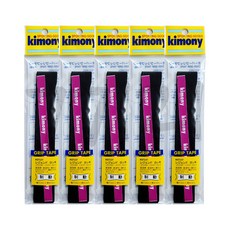 키모니 하이 소프트 레전드 오버그립 플라워 KGT137, 5개, Black