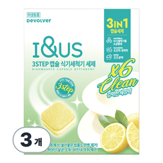 아이앤어스 3Step 식기세척기 세제, 500g, 3개