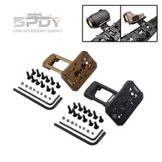 RMR 에임포인트 마운트 T1 T2 닥터 옵틱 45도 마운트 SI 앰부시 스타일, 1개, 탄색