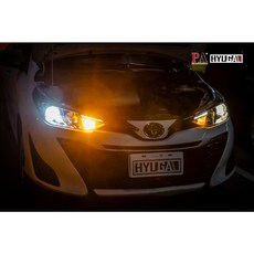 PA LED YARIS 全車 LED 套餐 大燈 遠燈 方向燈 2018 2023, 詳見包裝, 詳見包裝, 前霧燈-黃光 (一組兩顆)