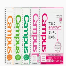 가온데이즈 바인더 노트 리필 B5 도표 100매 바인더링노트