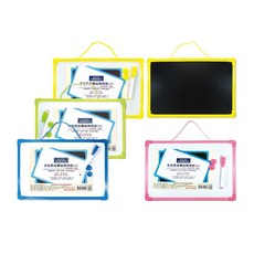 筌翔 本色原品 白板 黑板 寫字板 附掛繩 白板筆 磁鐵【星星文具】, 小-OGL1504,藍