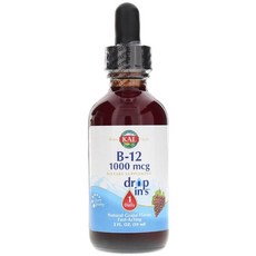 KAL 維生素B12滴劑 葡萄味 1000mcg, 1個, 59毫升