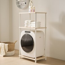 [신제품출시행사가] 국내생산 빈센트 미니건조기 수납장 선반 다용도실 세탁실 조립식 틈새수납장, 메이플