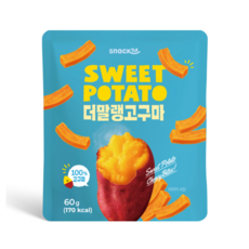 스낵24 더말랭고구마 고구마말랭이 사무실간식, 1개, 60g