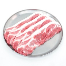 국내산 한돈 돼지 냉장 앞다리살 구이용 슬라이스 1kg, 3개