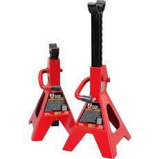 Big 레드 T46202-2 Torin 스틸 잭 스탠드: 6톤12 000파운드 용량 레드 1쌍 142168, 2톤, 2톤