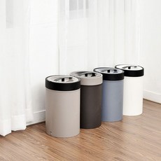 간편사용 편리하고 경제적인 압축휴지통 10리터 20리터압축쓰레기통 종량제휴지통, 크림