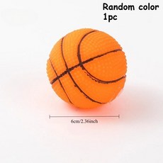 내구성이 뛰어나고 물림 방지 기능이 고무공 씹고 놀기에 하며 견종이 즐거움을 위해 참여할, 1개, 3. Random color C 1PC