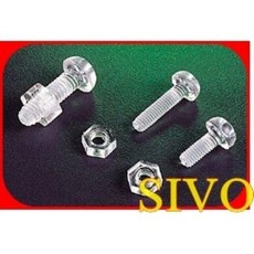 KSS PF-520 圓頭十字塑膠螺絲 (100入) M5 x 20mm, 1個, PF-520N 尼龍
