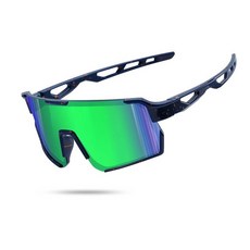 YDAOWKN 편광 아동용 선글라스 청소년 야구 선글라스 남아 여아 소프트볼 사이클링 UV400 보호 스포츠 고글 다크 블루 오렌지 프레임 레보 그린 렌즈