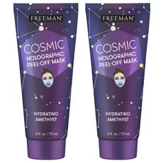 프리맨 코스믹 홀로그래픽 필오프 마스크 하이드레이팅 아메티스트 175ml, 2개, 1개입