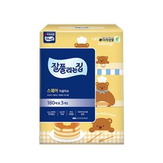 잘풀리는집 스퀘어 천연펄프 미용티슈 2겹, 3개, 180매